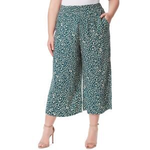 Jessica Simpson Rosalie Wide‑Leg Pants Wild Side Trendy Plus‎ 3X New w/Tags
